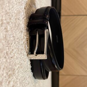 Men's Black Leather Belt